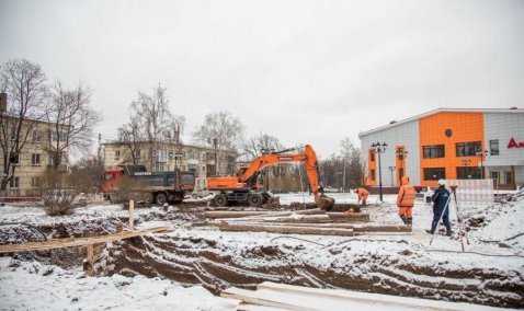 В течение месяца в Кашире-2 завершат укладку почти километра новых теплосетей