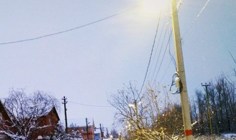 Новое освещение появится в следующем году в деревне Сорокино