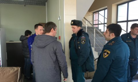 В торговом центре «Экокомп» прошла проверка безопасности, эвакуация и пожарно-тактические учения