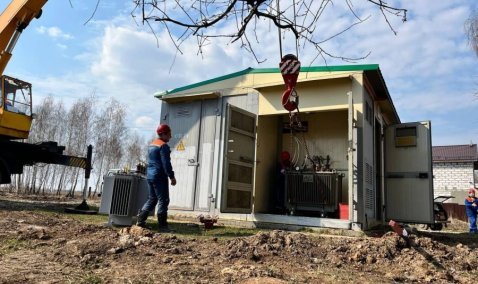 Энергетики в Кашире увеличили мощность трансформатора, питающего новую подстанцию скорой помощи