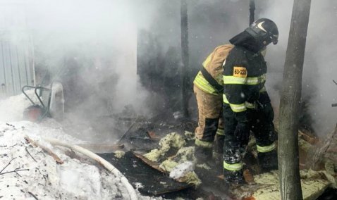 Пожар в хозяйственной постройке ликвидировали в деревне Пурлово