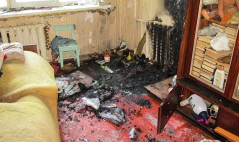 Горящая кровать и сильное задымление: подробности квартирного пожара в Кашире-3