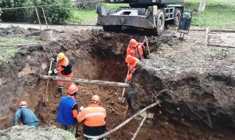 Работы по реконструкции теплого контура в Кашире-2 обещают завершить осенью этого года