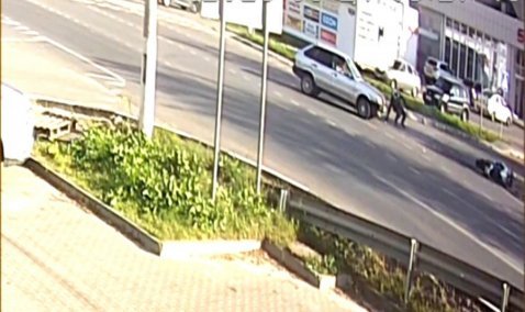 Мотоциклист попал в ДТП на улице Стрелецкой в Кашире-1