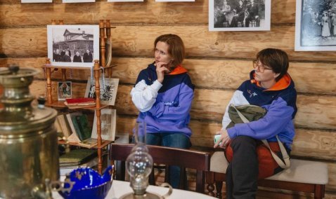 Гости в Доме творчества им. Б.В. Щукина