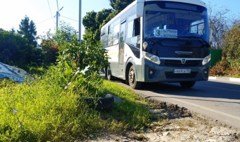 Из-за перекрытия улицы Советской изменен маршрут следования автобусов по Кашире-1