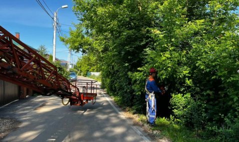 Стартовавший ремонт воздушных линий повысит качество электроснабжения на станции Кашира