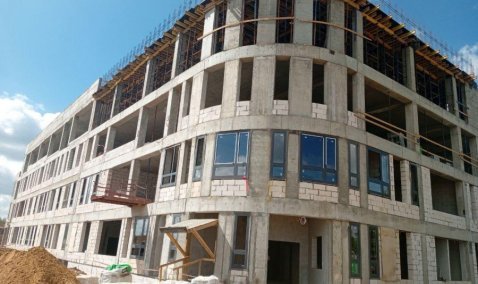 Полторы сотни человек задействованы в строительстве здания полиции в Кашире