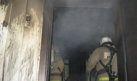 На улице Кржижановского в Кашире-2 горела квартира