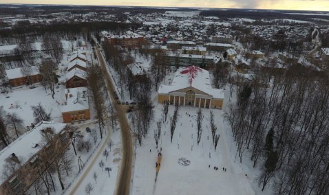 Ожерелье  с высоты птичьего полета.