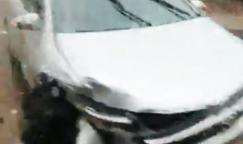 Массовая авария сегодня днем ограничила въезд в Каширу