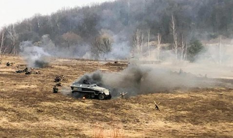 Историческая реконструкция боя прошла рядом с поселком Зендиково