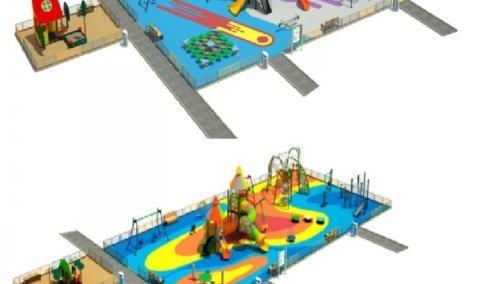 «Космос» и «Замок»: детские площадки за 13 млн рублей установят по областной программе в Кашире-2