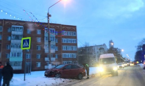 Два ДТП в течение дня случилось на улице Садовая в Кашире-2