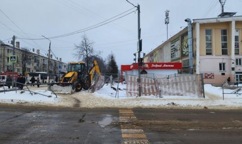 Первый этап строительства тепломагистрали завершается в Кашире-2