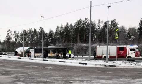 В автобусе Кашира – Ступино произошло возгорание во время следования по маршруту