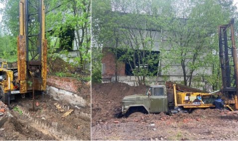 На объекте строительства ВЗУ и магистральных сетей в Кашире началось разведочное бурение скважин