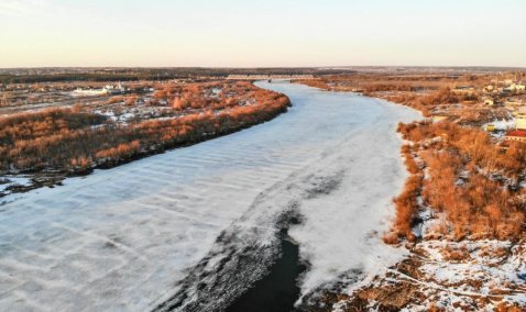 Высокую вероятность подтопления прогнозируют в ходе половодья в Кашире ⠀