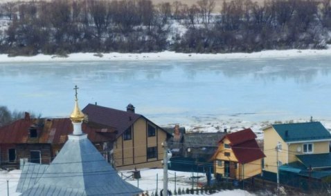 Синоптики прогнозируют вскрытие льда на Оке у Каширы в третьей декаде марта