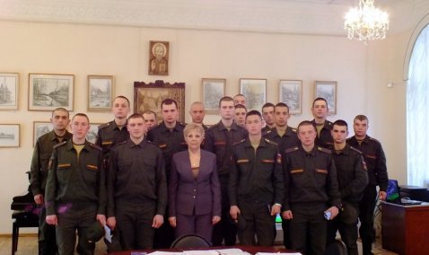 Антинаркотическая встреча с военнослужащими дорожно-мостовой роты