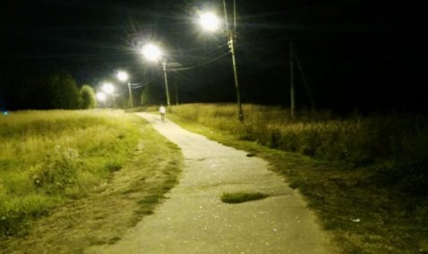 Ремонт уличного освещения проведут на пешеходной дороге от ТЦ «Звезда» до платформы «Тесна»