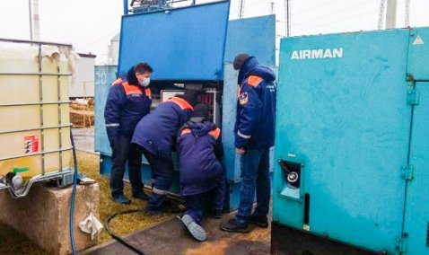 Областная аварийно-восстановительная служба обеспечила дополнительной электроэнергией новую котельную в Горках