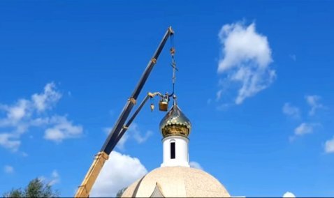 Строительство храма ведется у Аладьинского кладбища