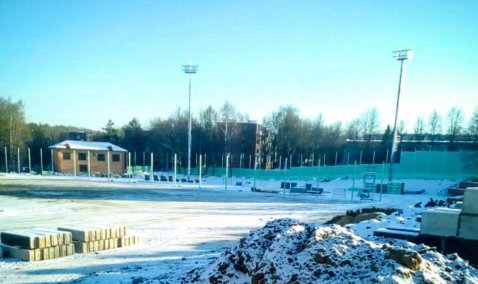 Искусственный газон на стадионе спортклуба «Кашира» будут укладывать весной