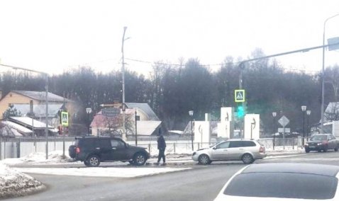 Очередное ДТП произошло утром на перекрестке улицы Стрелецкой в Кашире-1