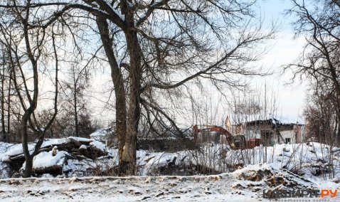 Что осталось от демонтируемого больничного комплекса в Кашире-1