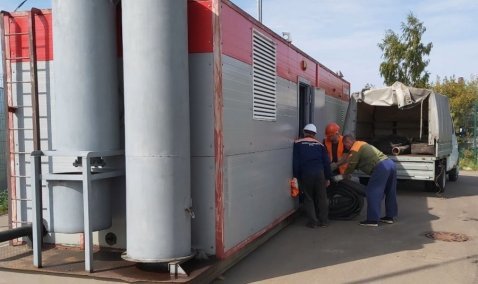 Холода близко: для помощи основной котельной Каширы-2 установили блочно-модульную