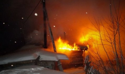 Баня снова горела в городском округе Кашира