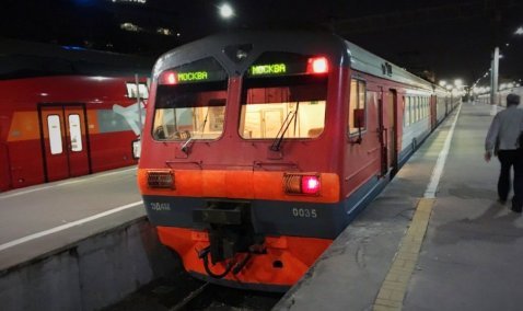 В Кашире и Ожерелье будет останавливаться новый поезд из Москвы... в Москву