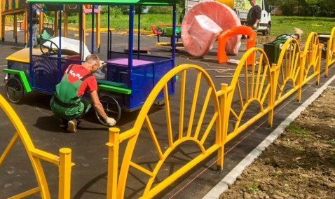 Современную детскую площадку построят в деревне городского округа Кашира