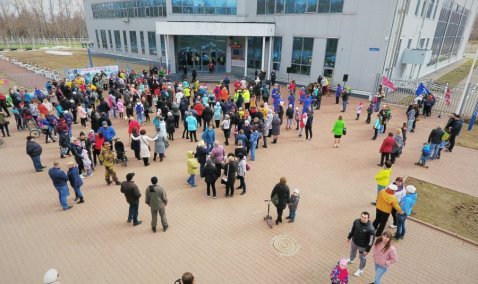 Более ста человек присоединились к акции «10 000 шагов к жизни»
