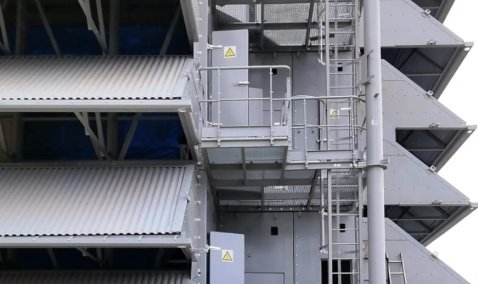 Трехэтажную конструкцию воздухоочистительных устройств собрали в Перми для Каширской ГРЭС