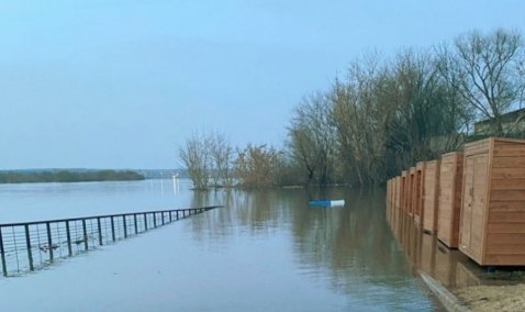 Уровень воды в Оке у Каширы вырос более чем на полметра за сутки