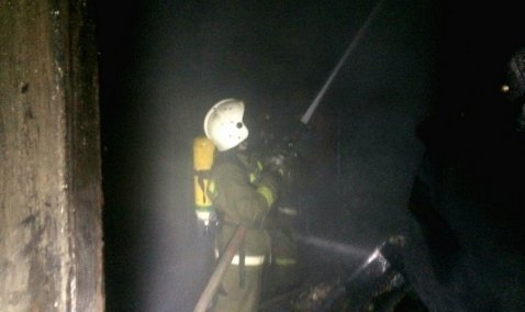 На улице Клубной в Кашире-2 ночью горела квартира