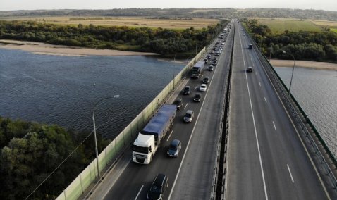 Примета выходных: на выезде из Каширы собрались большие пробки