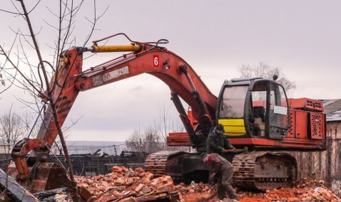 Самовольные постройки снесут в районе бывшей больницы в Кашире-1