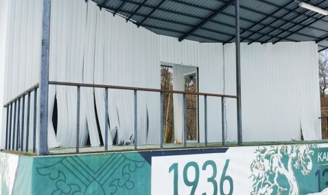 Вандалы разломали конструкции сцены в Каширском городском парке