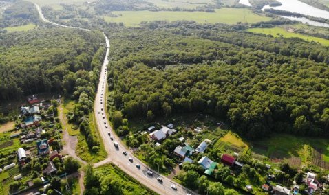 Воскресная картина: в окрестностях Каширы растянулись многокилометровые заторы