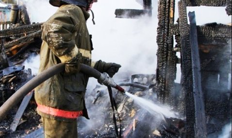 Человек пострадал в результате пожара в частном доме под Каширой