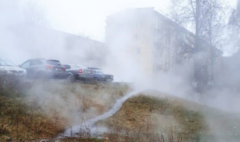 Течь на теплосети в Кашире-2: стали известны сроки устранения поломки