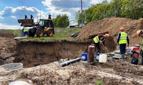 Более 26 км трубопроводов проложено в рамках строительства новых магистральных сетей от Лидов до Каширы-2