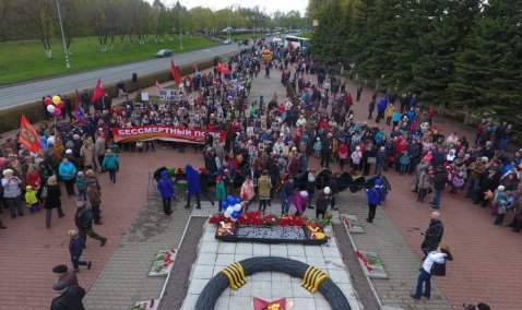 Парад победы 9 мая в Кашире.