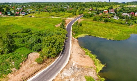 После ремонта дороги улица Строительная в Ожерелье снова открылась для движения