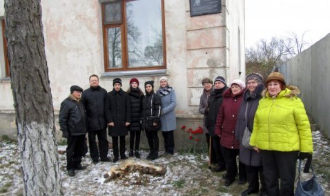 Открытие памятной доски каширскому поэту Г. Кольцову.