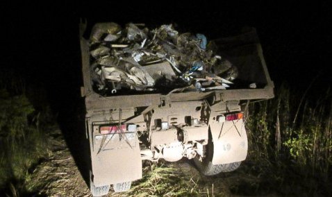 Организовав дежурство, каширяне совместно с полицией и Госадмтехнадзором пресекли незаконную свалку мусора у Оки