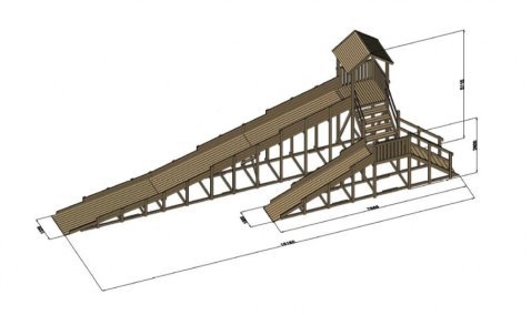 На площади у АТС установят деревянную горку для катаний